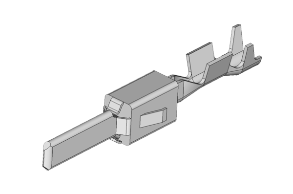 COSSE NON-ISOLÉE MÂLE TE CÂBLE  0.5...1MM² POUR CONNECTEURS FMS