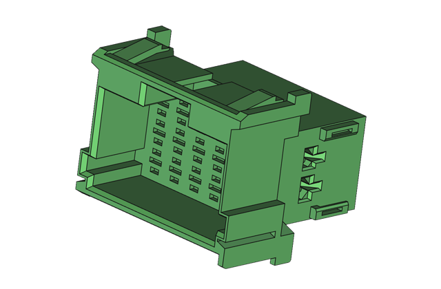 CONNECTEUR 18 VOIES MÂLE  TE CONNECTIVITY REF 1-967629