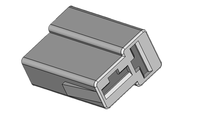 CONNECTEUR TE FASTIN-FASTON 2 VOIES FEMELLE 