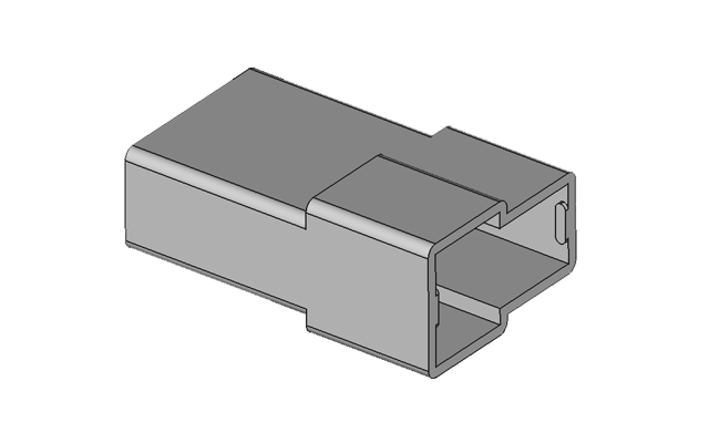 CONNECTEUR TE FASTIN-FASTON 2 VOIES MÂLE 